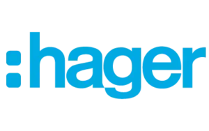 Logo Hager partenaire en installations électriques